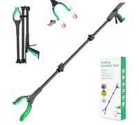51" Extra Long Gripper Gripper Tool, Foldable Gripper Gripper Gripper Tool with Magnetic Tip & 360° Rotating Non-Slip Claw, Extension Gripper for Seniors, Indoor and