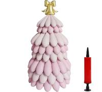 51 Inch Christmas Tree Balloon, Inflatable Crystal Christmas Tree, Reusable Jumbo 3D Iridescent Xmas Trees Foil Balloon Kit,Standing Decor for Home Festival Party Decorations New Year Gifts(#c)