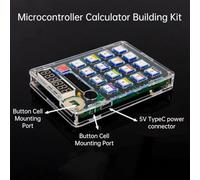 51 MCU Calculator Kit, Electronic DIY Project with STC89C52 Microcontroller, ABS Shell & LED Display for STEM Learning and Hands-On Training