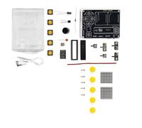 51 MCU Electronic Welding Training Set: Programmable Pixel Console For Kids & Beginners Electronic Components Game Kit