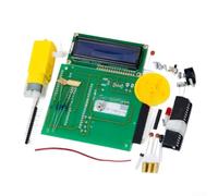 51 MCU Motor Speed Detection Kit with Hall Sensor A3144, Potentiometer for Adjustable Speed Control, and LCD1602 Output Display