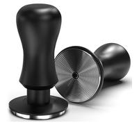 51 mm Espresso Coffee Tamper Stainless Steel Calibrated Black - coffee tamper, calibrated tamper, espresso accessories