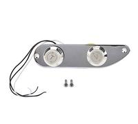 51 P Bass Control Plate Width Prewired Loaded Telecaster Control Plate for Tele Style Guitar Chrome Musical Instrument Accessories