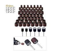 51 pcs Set Sanding Drum Rotary Tool 51 pcs 2pcs Rubber Set Fits All Rotary Tools Designed for Long Lasting use with Proper Durability and consistent Operation