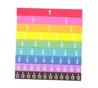 51 Pieces Fraction Cubes Math Materials Teaching Aids Learn Fraction Equivalence