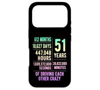 51 Years Married Funny 51st Wedding Anniversary Case for iPhone 17 Pro