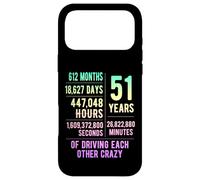 51 Years Married Funny 51st Wedding Anniversary Case for iPhone 17 Pro Max