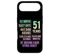 51 Years Married Funny 51st Wedding Anniversary Case for iPhone Air