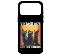 51 Years Old Gift Retro Vintage 1975 Cat Lover 51st Birthday Case for iPhone 17 Pro Max