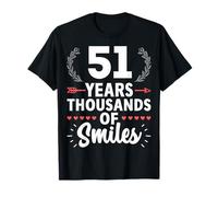 51 Years Thousands of Smiles 51th Anniversary Married Couple T-Shirt