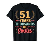 51 Years Thousands of Smiles - 51th Wedding Anniversary T-Shirt