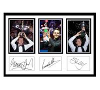 (510) Steve Davies Ronnie O`Sullivan Stephen Hendry Snooker Legends Signed A4 Photograph (21 X 297 CM) Art Work Wall Art Display Great Gift Idea (REPRINT) #####