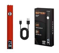 510 Thread Battery Cart Pen Portable Electric Soldering Iron Welding Kit (Red)