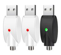 510 thread USB charger Ego charger with a key ring, Intelligent USB Charger, Rechargeable Overcharge Protection Adapter with LED Indicator (3)