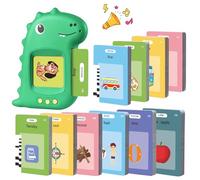 510 Words Talking Flash Cards Early Learning Toys for 3 4 5 Year Old Boys | Montessori Travel Toy, Preschool Educational Toy for Toddler, Dinosaur Learning Toys Interactive Gifts For Kids Age 3-6