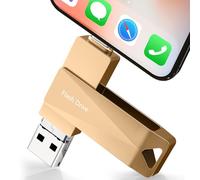 512GB Photo Stick for Phone, Qainerly USB Flash Drive for Phone All Models, 4-in-1 Design Transfer Storage, iPad/PC/Android
