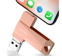 512GB Photo Stick for Phone, Qainerly USB Flash Drive for Phone All Models, 4-in-1 Design Transfer Storage, iPad/PC/Android