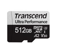 512GB Transcend 340S microSD UHS-I U3 A2 Ultra Performance Memory Card w/Adapter