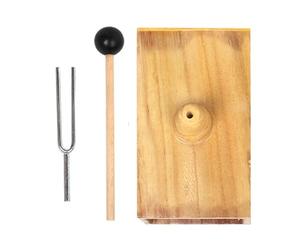 512Hz Resonance Fork Physics Tool with Wood & Metal for Classroom Labs Music Teaching Tool