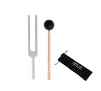 512HZ Tuning Forks for Healing with Hammer Chakras, Stainless Steel Medical-Grade Tuning Fork Instrument with Fixed Weights for Chakra Focus Sound Hearling Yoga Accessories