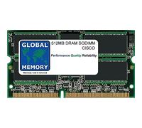 512MB DRAM SODIMM MEMORY RAM COMPATIBLE WITH CISCO CATALYST 6000 SERIES SWITCHES DISTRIBUTED COMPATIBLE WITHWARDING CARD (MEM-DFC-512M)