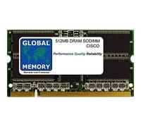 512MB DRAM SODIMM MEMORY RAM COMPATIBLE WITH CISCO CATALYST 6500 SERIES SWITCHES DISTRIBUTED COMPATIBLE WITHWARDING CARD 3A (MEM-XCEF720-512M)