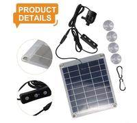 512V 10W Solar Water Pump Kit with Adjustable Switch for Aquarium Pond For Pool Fish Tank Circulation and Oxygen Supply System