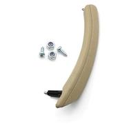 51416983672, Replacement for, 5 Series E60 E61 2006-2010 LHD RHD Right Side Front Rear Interior Pull Handle Armrest Cover Assembly Interior Door Lever(Black Front Left-Beige)(Black Rear Left-Beige)