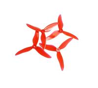 51499 5.1 Inch 3-Blade PC Material Propeller For 2205-2306 Motor FPV Drones Dynamically Balanced 4PCS(4Pcs - 51499 Red)