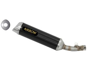 51503AON - Exhaust Muffler Arrow Thunder Dark Yamaha YZF-R 125 (08-13)
