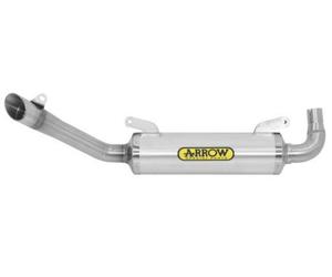 51509AO - Exhaust Muffler Arrow Thunder Aluminum Aprilia RS4 125 (11-16)