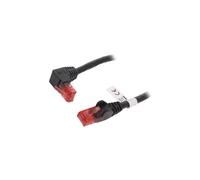 51514-Goo1 patch cord U/UTP 6 line CCA PVC black 0.5m 25AWG Goobay
