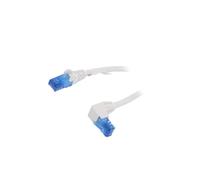 51535 patch cord U/UTP 6a line CCA PVC white 0.5m 24AWG Goobay