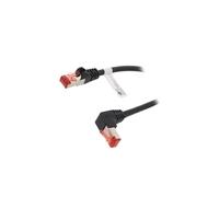 51541 patch cord S/FTP 6 line Cu LSZH black 0.25m 28AWG -20-65°C Goobay