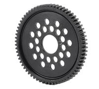 51548 66T Main Spur Gear Heavy Duty Steel RC Car Gear High Torsion Transfer for TA TB TRF Series Models 9.5mm Inner Diameter 41mm Outer Diameter