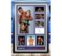 (516) Prince Naseem Hamed Boxing Legend Signed Framed Autograph Signature A4 (21 X 297 CM) Art Work Wall Art Display (REPRINT) #####