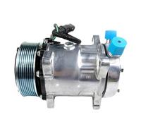 51779709028 81619066012 351135641 SD7H15 AC Air Conditioning Compressor 51779707028 Compatible with MAN Trucks TGX TGS TGA 24 VOLT 8 GROOVE Replace Of Compressor