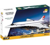 G-BBDG Concorde, Länge: 53 cm, Breite: 27 cm, Höhe: 12,5 cm, White