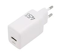 51825 power supply: pulse mains, plug, charger 5-20VDC 3A 45W white QOLTEC