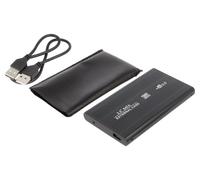 51856 Hard Drive Enclosure: 2.5" PnP SATA III, USB 2.0 Aluminum QOLTEC
