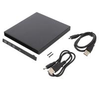 51864 Optical CD/DVD Drive Enclosure Black SATA I, USB 2.0 QOLTEC