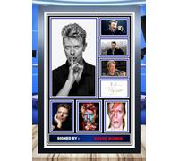 (519) David Bowie Music Legend Signed Framed Autograph Signature A4 (21 X 297 CM) Art Work Wall Art Display Great Gift Idea (REPRINT) #####