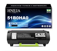 51B0HA0 Toner Cartridges for Lexmark MX317dn MX417de MX517de MX617de MS317dn MS417dn MS517dn MS617dn Printer | High Yield | 8500 Pages,Black-1 Pack