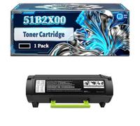 51B2X00 Toner Cartridge Compatible for Lexmark MS317dn MS417dn MS517dn MS617dn MX317dn MX417de MX517de MX617de Printers, With Chip Large Capacity 20000 Pages (1 Pack Black)