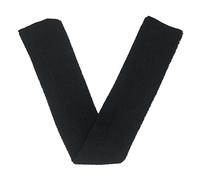 51buyoutgo Girth Sleeve for Horses, Sheepskin Dressage Girth Horse Fleece Girth Sleeve Cover, Protect Horse Belly and Absorb Sweat, 37.8*5.31 inches Black