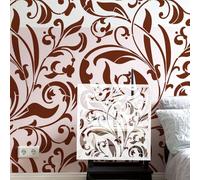 51cm Retro Floral Stencils Wall Custom Oversized Extra Large Dimensional Reusable Design for Ceiling Decorative Patterns Plaster Putty Art S688