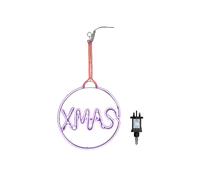 51cm x 30cm Neon Flex Christmas Bauble with Multi-Coloured LEDs Samuel Alexander Multi One Size