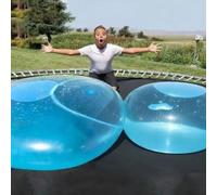 51Inch Giant Water Bubble Ball, Inflatable Water-Filled Ball Soft Rubber Ball for Outdoor Beach Pool Garden Party Large, Leak-Proof Heavy-Duty Outdoor Fun(Blue)