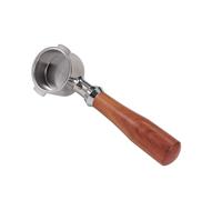 51mm 2 Ears Stainless Steel Coffee Portafilter ，Compatible for Delonghi， ECP35.31/ECO310 Bottomless Handle Double Cup Coffee Filter(51mm-A1)