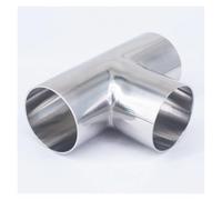 51mm 2" O/D 304 Stainless Steel Weld Tee Connector Pipe Fitting Pipe Joint Fittings